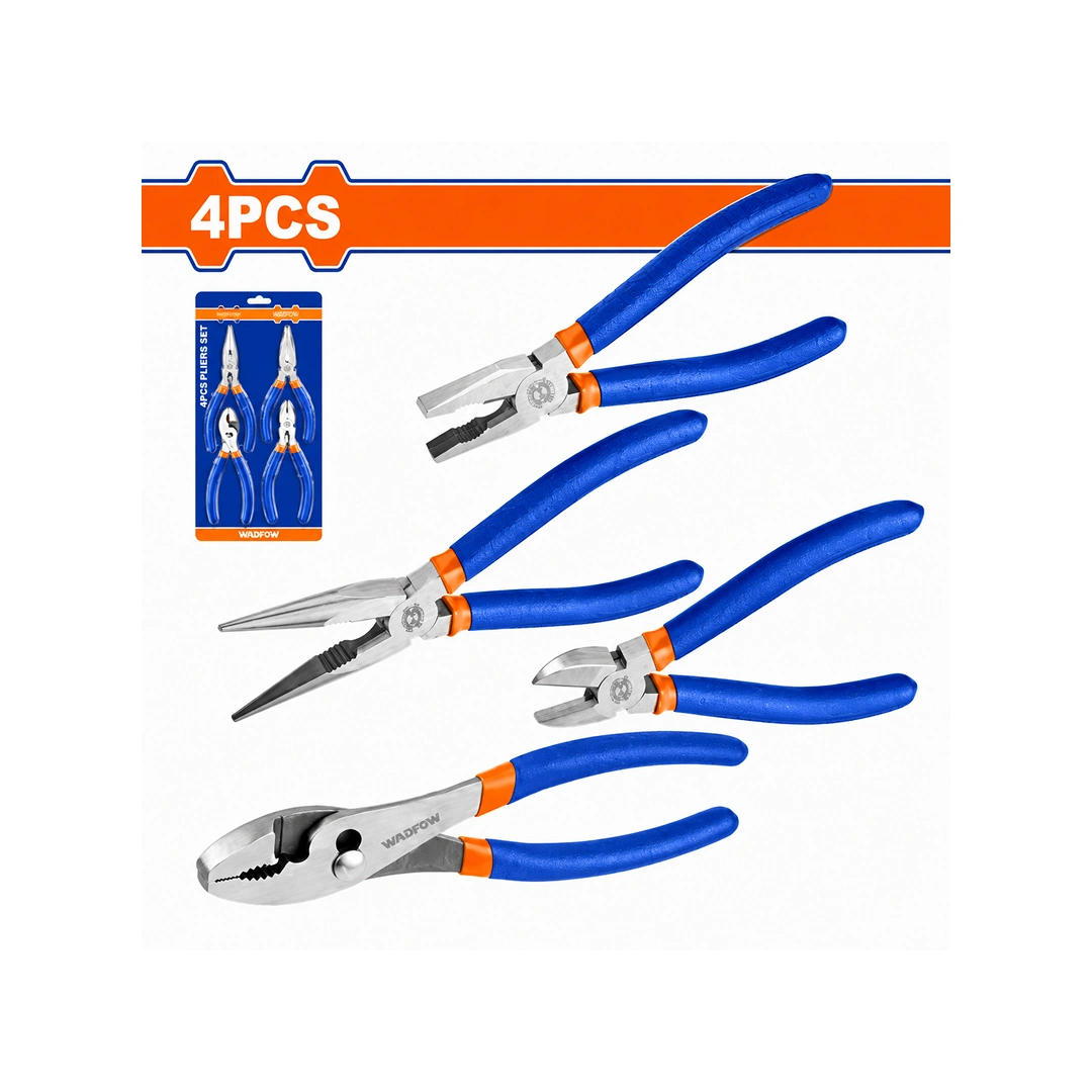 WADFOW 4 Pcs pliers set WPS0604 (1) WADFOW 4 Pcs pliers set WPS0604 - Image 1