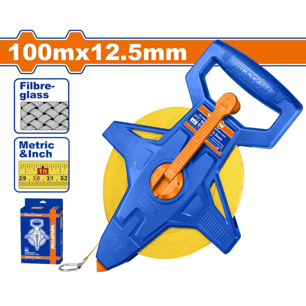 imgi_22_wadfow-wmt25100-fiberglass-tape Wadfow Fibreglass measuring tape WMT25100 - Image 1
