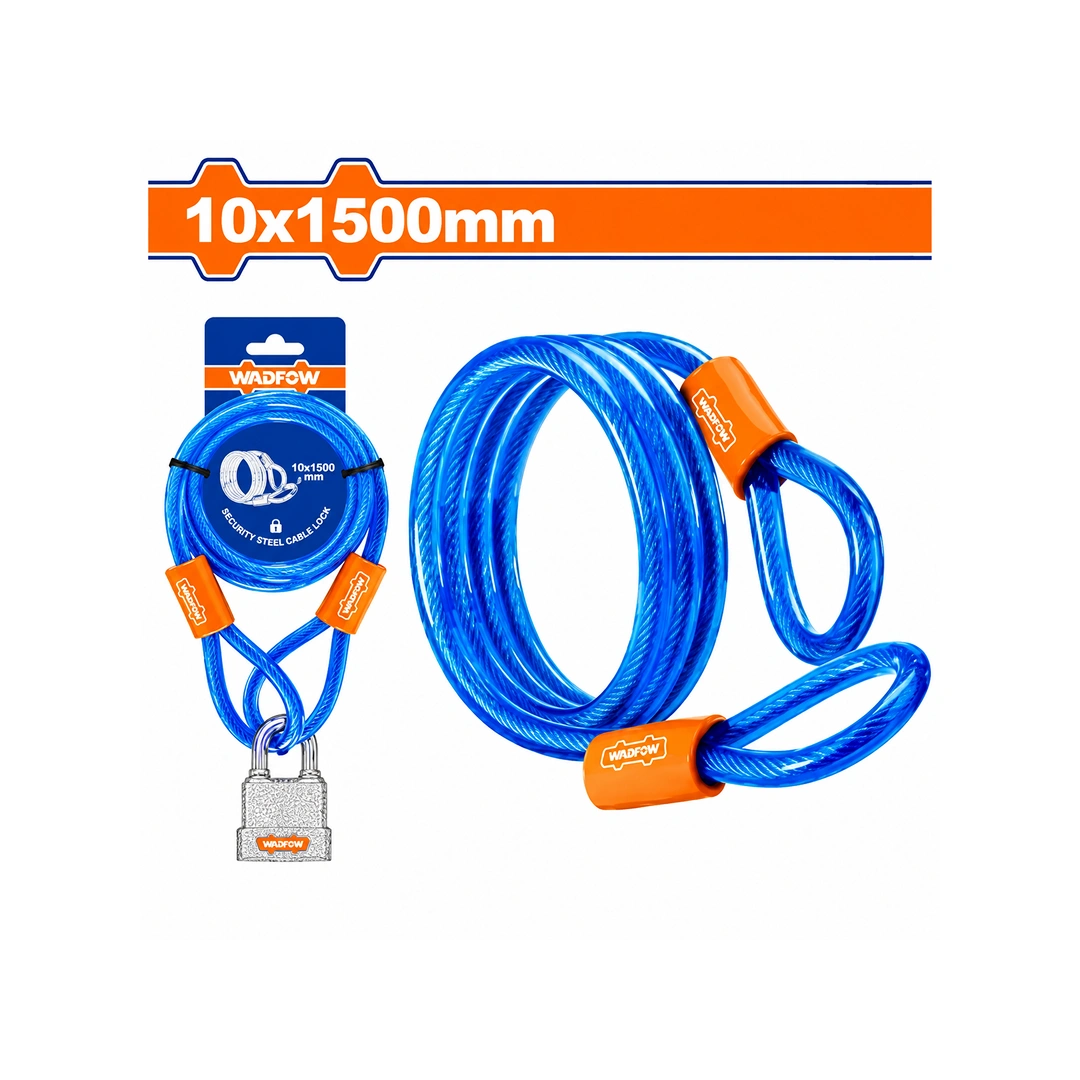 Wadfow Double loop security cable WBK3110 Wadfow Double loop security cable WBK3110 - Image 1