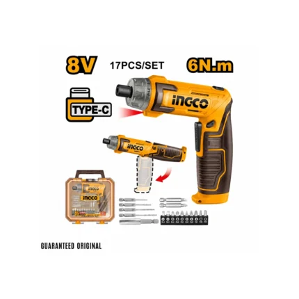 Ingco Cordless screwdriver 4v CSDLI08025
