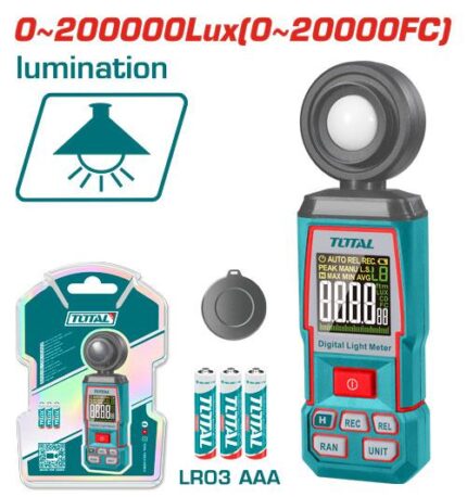 Total Digital Light Luxmeter TETLU031