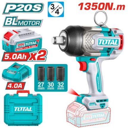 Total Cordless Impact Wrench TIWLI20135