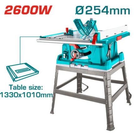Total Table Saw 2600W 254mm TS526043