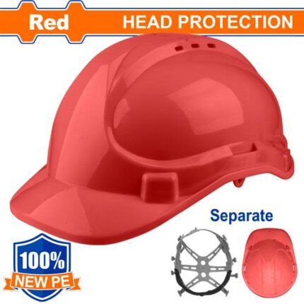 Wadfow Safety Helmet Red WSH1304